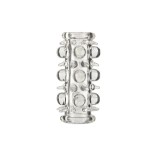 Manșon pentru penis B-SERIES, pentru stimulare intensă și &icirc;ngroșare, lungime 7 cm, culoare transparent (67-00014)