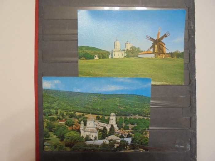 TULCEA - 2 POZE DE MANASTIRI DIN JUDET - CELIC DERE SI COCOSU - NECIRCULATE -