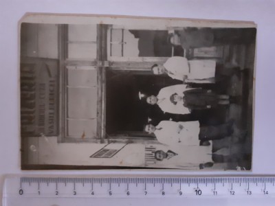 Carte poștală Frizeria La Briciul Cuza Vasile Buricel foto