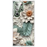 Husa personalizata pentru samsung galaxy s23 ultra, magsafe atasare magnetica, 3d flower medley 4