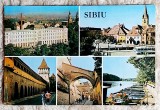 Carte postala Sibiu - Imagini din oras, Necirculata, Printata