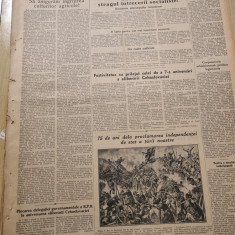 scanteia 8 mai 1952-75 de ani de independenta,luarea grivitei
