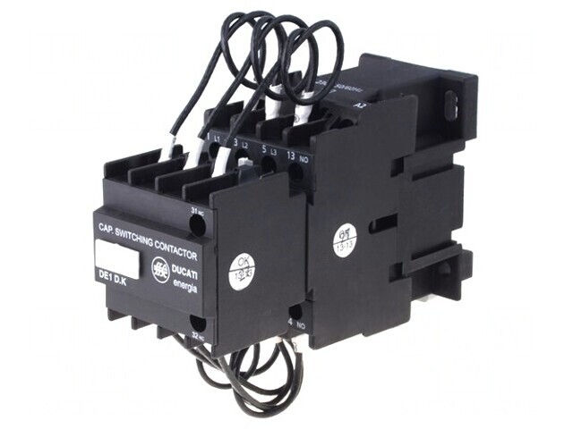 Contactor 3-pol DIN 240/440VAC DE1-D12K11 P7