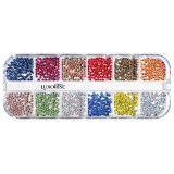 Cumpara ieftin Strasuri Unghii LUXORISE, Peacock Crystals, 12 modele