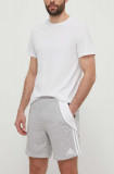 Adidas Performance pantaloni scurți de antrenament Tiro 24 culoarea gri, melanj, IR9308