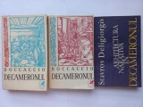 GIOVANNI BOCCACCIO - DECAMERONUL [ 2 VOLUME] + STAVROS DELIGIORGIS - ARHITECTURA NARATIVA IN DECAMERONUL [Tiraj foarte mic, 1615 exemplare]
