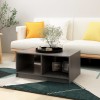 VidaXL Măsuță de cafea, gri, 75x50x33,5 cm, lemn masiv de pin 809908