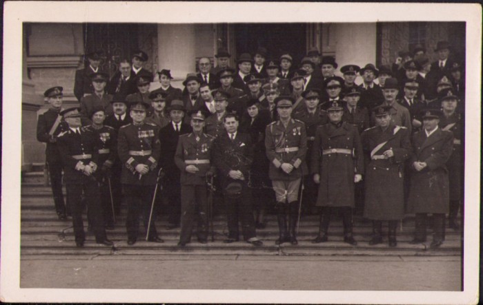 HST P1519 Poză general și ofițeri Liceul Militar Regele Ferdinand I Chișinău
