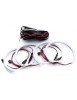 Kit Angel Eyes LED COTTON pentru BMW E92, E93 - 2x100mm, 2x120mm, Xenon Bright