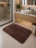 Cumpara ieftin Covoras Eco-blana Moonbeam Imitatie Blana Iepure, Bordo, Marime 60 x 90 cm, Lungime Fir 10 mm, Poliester, Antialergic, Living, Dormitor, Sufragerie, B