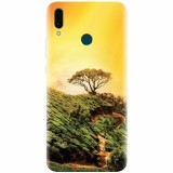 Husa silicon pentru Huawei Y9 2019, Hill Top Tree Golden Light