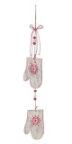 Set 12 ornamente brad Craciun 7x0.5x56 cm