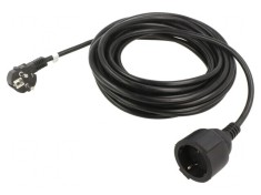 Prelungitor electric PVC negru 10m 10A