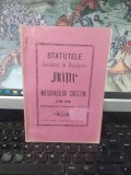 Statutele Societăței de Bine-facere Frăția a meseriașilor creștini din Iași, &icirc;nființată la 1 ianuarie 1902, Președinte A.C. Cuza, Iași 1909, 013