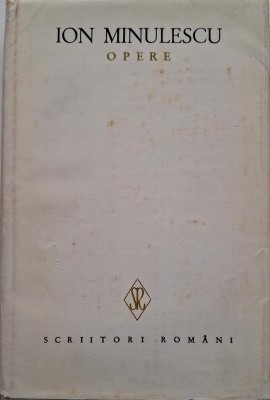 Opere IV. Publicistica &amp;ndash; Ion Minulescu foto