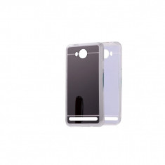 Husa Silicon Iberry Mirror Argintie Pentru Huawei Y5 II foto