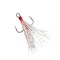 Ancora Tripla Mustad Red Tinse, Nr.6, 2buc/pac
