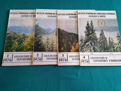 LOT 4 REVISTA PĂDURILOR / NR.1-4, *1976 * foto