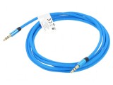 Cablu audio Jack 3,5mm 3pin aurit 2m, Lanberg