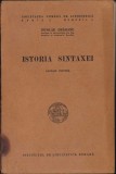 C1021 Istoria sintaxei de Nicolae Drăganu, 1945