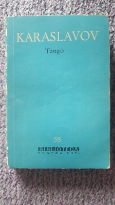 Tango, Karaslavov, 1961. 360 pag foto