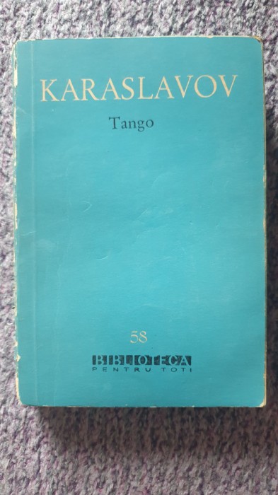 Tango, Karaslavov, 1961. 360 pag