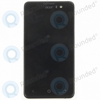 Capacul frontal al modulului de afișare Acer Liquid Z520+lcd+digitizer negru foto