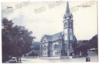 4570 - DEVA, Hunedoara, Biserica Reformata, Romania - old postcard - unused foto