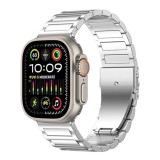Curea pentru Apple Watch 1/2/3/4/5/6/7/8/9/10/SE/SE 2 (38/40/41/42mm) - Techsuit Watchband (W012) - Silver