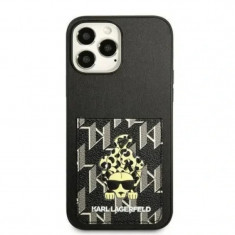 Husa Cover Karl Lagerfeld Karlimals CardSlot pentru iPhone 13 Pro Max Black