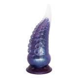 Dildo Fantasy No. 56 cu Ventuza, Silicon Lichid, Albastru, 21.5 cm, Passion Labs