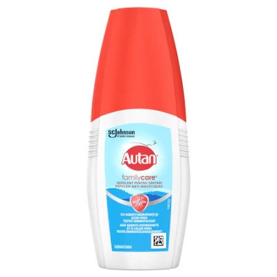 Lotiune anti-intepaturi insecte Autan Family Care cu pulverizator, 100 ml foto