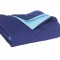 Cuvertura reversibila din microfibra, bleumarin - RESIGILAT
