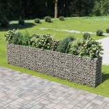 Cumpara ieftin Strat &icirc;nălțat gabion, 450 x 50 x 100 cm, oțel galvanizat