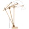 Lampa de podea, alb, lemn masiv de mango, E27 - 10