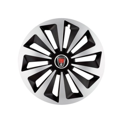 Set 4 capace roti Fox Gri-Negru R16 Compatibil Cu Range Rover foto