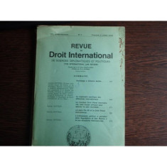 REVUE DE DROIT INTERNATIONAL NR.4/1973