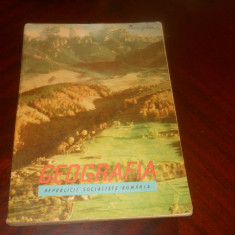 Geografia RSR. Manual cls XII liceu si anii II , III licee de specialitate 1969