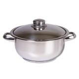 Oala inox Cocinera Zilan, 4 l, nr 22, capac inox