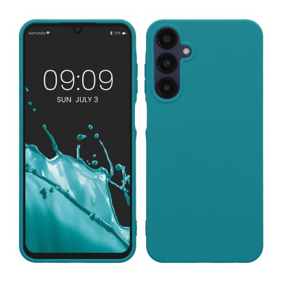 Husa Kwmobile pentru Samsung Galaxy A25, Verde, Silicon, KWM000021MX003C foto