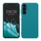 Husa Kwmobile pentru Samsung Galaxy A25, Verde, Silicon, KWM000021MX003C