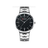 Cumpara ieftin Ceas Barbătesc Curren WZ8321 | Design Metalic Modern cu Cadran Negru