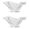 Set 2 storcatoare manuale pentru citrice, 12 x 5 cm, acrilic, transparent