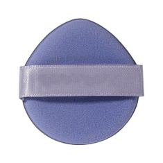 Burete de machiaj triunghi flippy, reutilizabili, utilizare umeda sau uscata, 5.5 x 5.5 x 0.9 cm, powder puff, mov