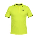 Valentino Rossi tricou polo yellow logo VR46 black Core - XS