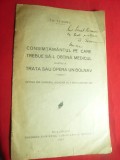 Th Teisanu- Consimtamantul pe care trebuie sa-l obtina medicul..-autograf si ded