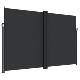 Cumpara ieftin Copertina laterala retractabila de terasa, negru, 220x600 cm