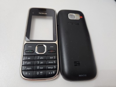 Carcasa pentru Nokia C2-01 neagra - Noua, Completa si de Inalta Calitate foto