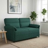 vidaXL Canapea 100% poliester, cadru din metal, MDF, placaj 42033902