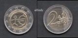 FRANTA 2009, 2 euro, 10 ani EMU
